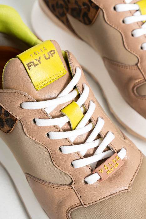 SNEAKERS MERCURIO 2.0 DE CUERO GAMUZA PARA MUJER TEXTURA ANIMAL