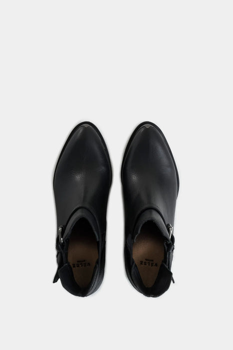 BOTINES TACÓN CAMPINA 2.0 DE CUERO PARA MUJER SILUETA CUT OUT