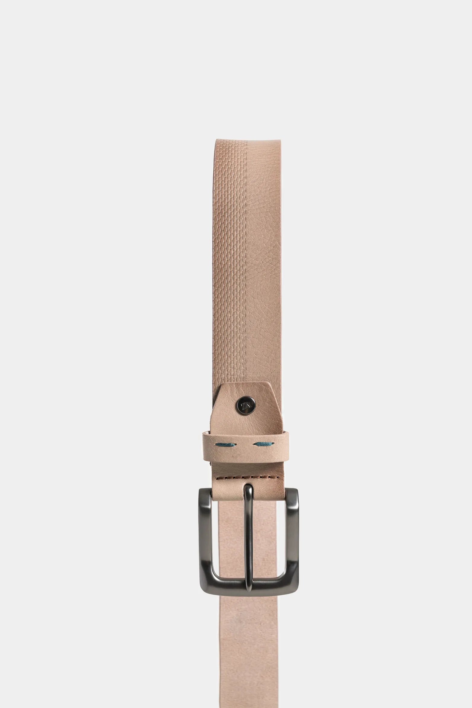 CINTURÓN UNIFAZ LEGO 2 DE CUERO PARA HOMBRE PUNTADAS DECORATIVAS