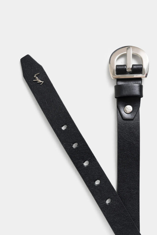 CINTURÓN UNIFAZ DE CUERO ABATANADO PARA MUJER CON PUNTERA HEXAGONAL