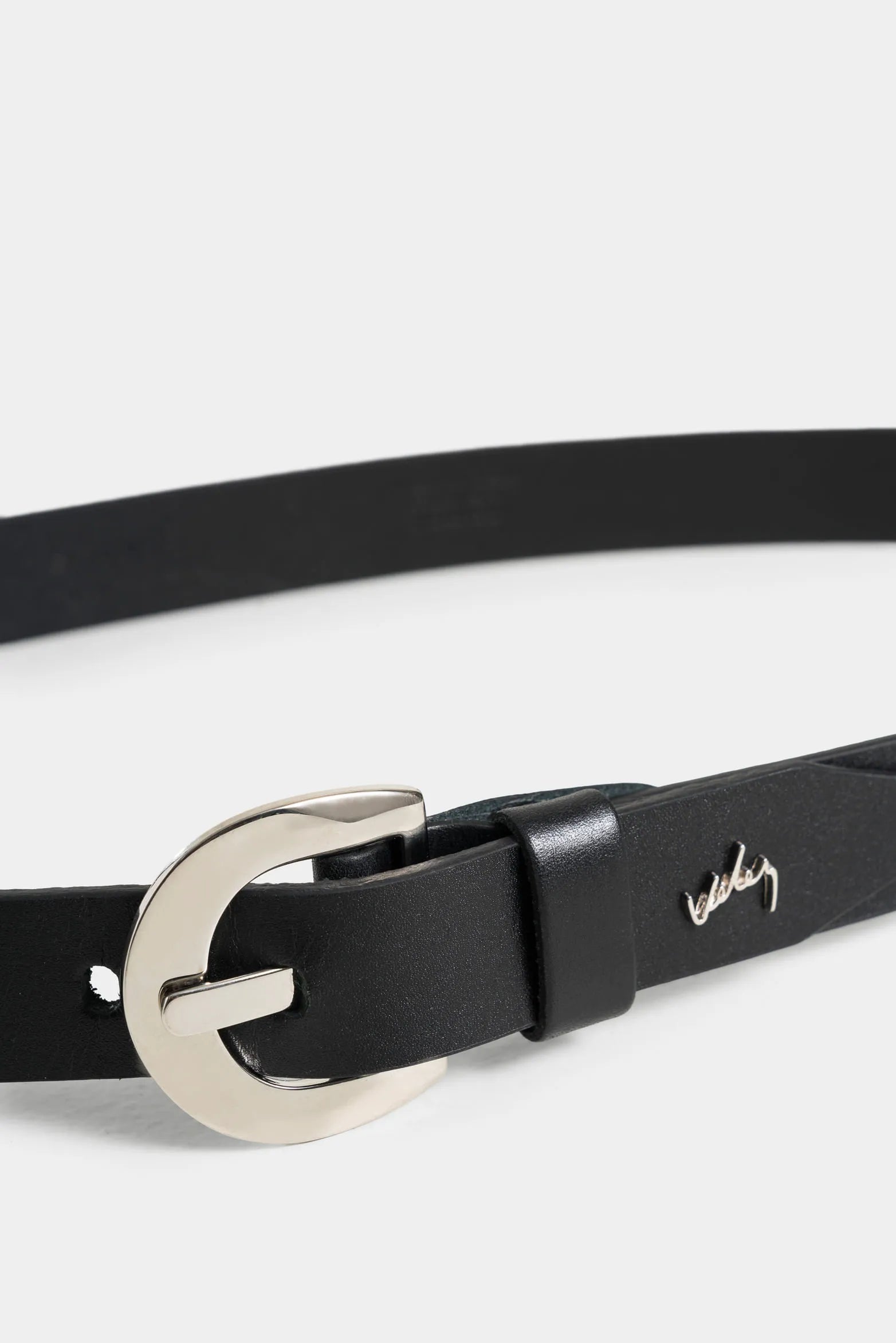 CINTURÓN UNIFAZ DE CUERO ABATANADO PARA MUJER CON PUNTERA HEXAGONAL