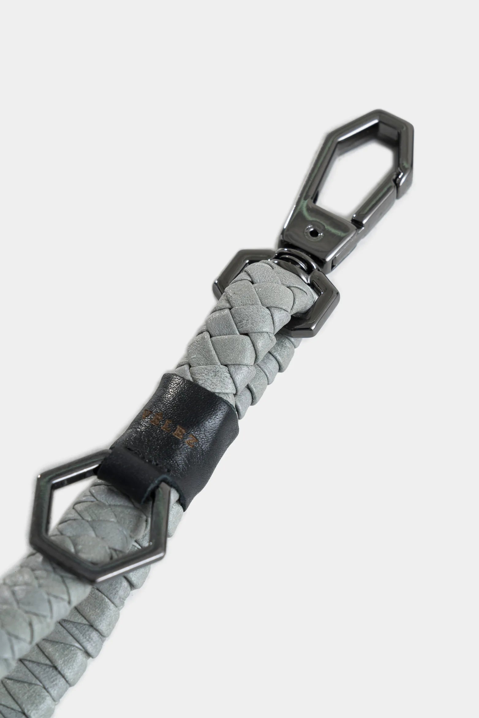 LLAVERO ALAVA DE CUERO PARA HOMBRE ARGOLLERO HEXÁGONO