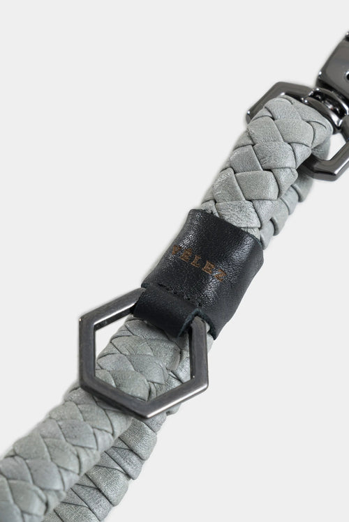 LLAVERO ALAVA DE CUERO PARA HOMBRE ARGOLLERO HEXÁGONO