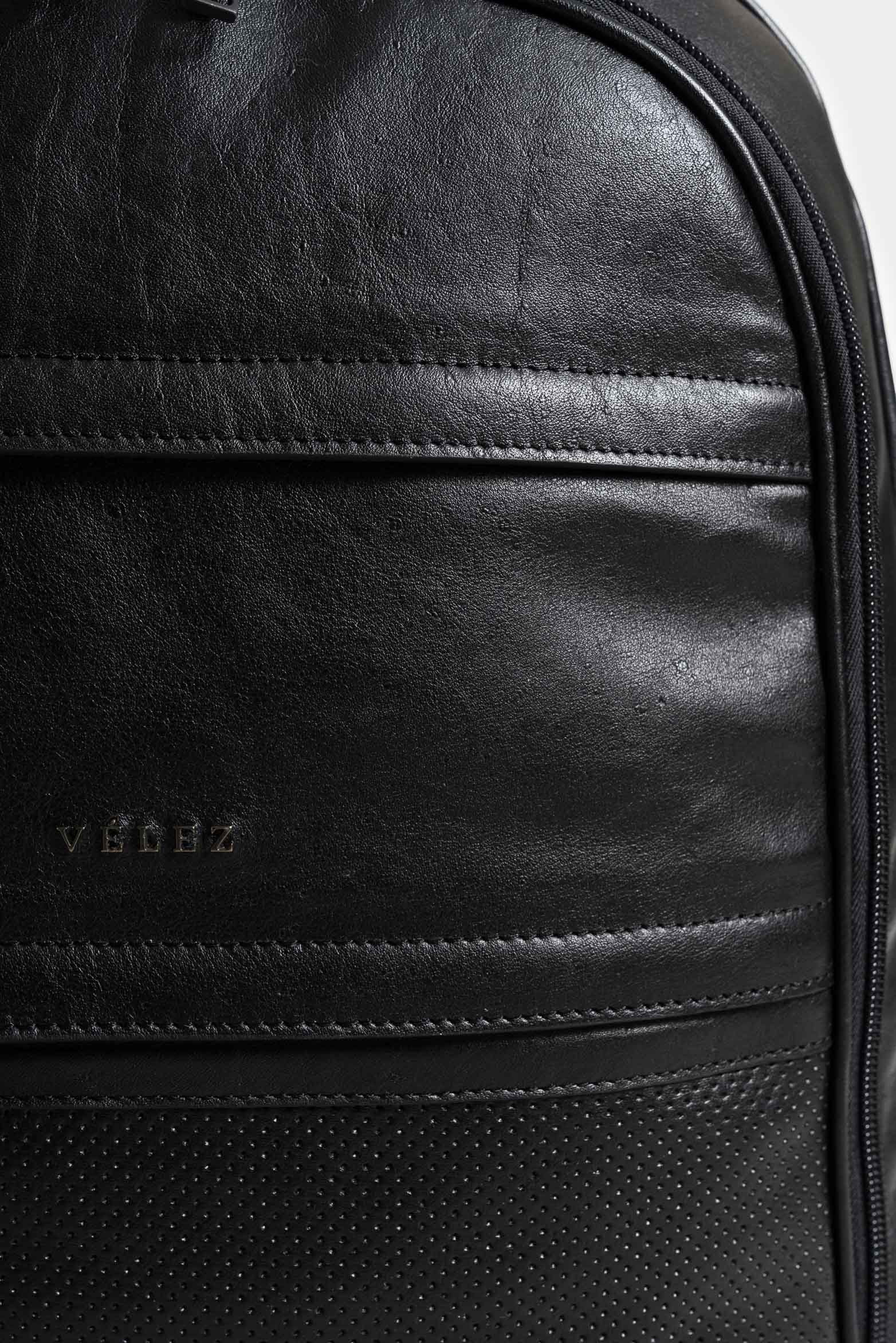 MOCHILA WATERPROOF 2 DE CUERO PARA HOMBRE CREMALLERA BIDIRECCIONAL