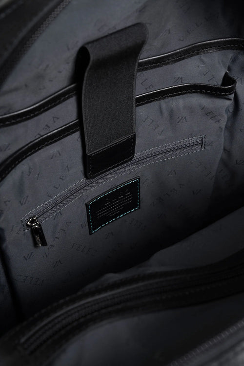 MOCHILA WATERPROOF 2 DE CUERO PARA HOMBRE CREMALLERA BIDIRECCIONAL