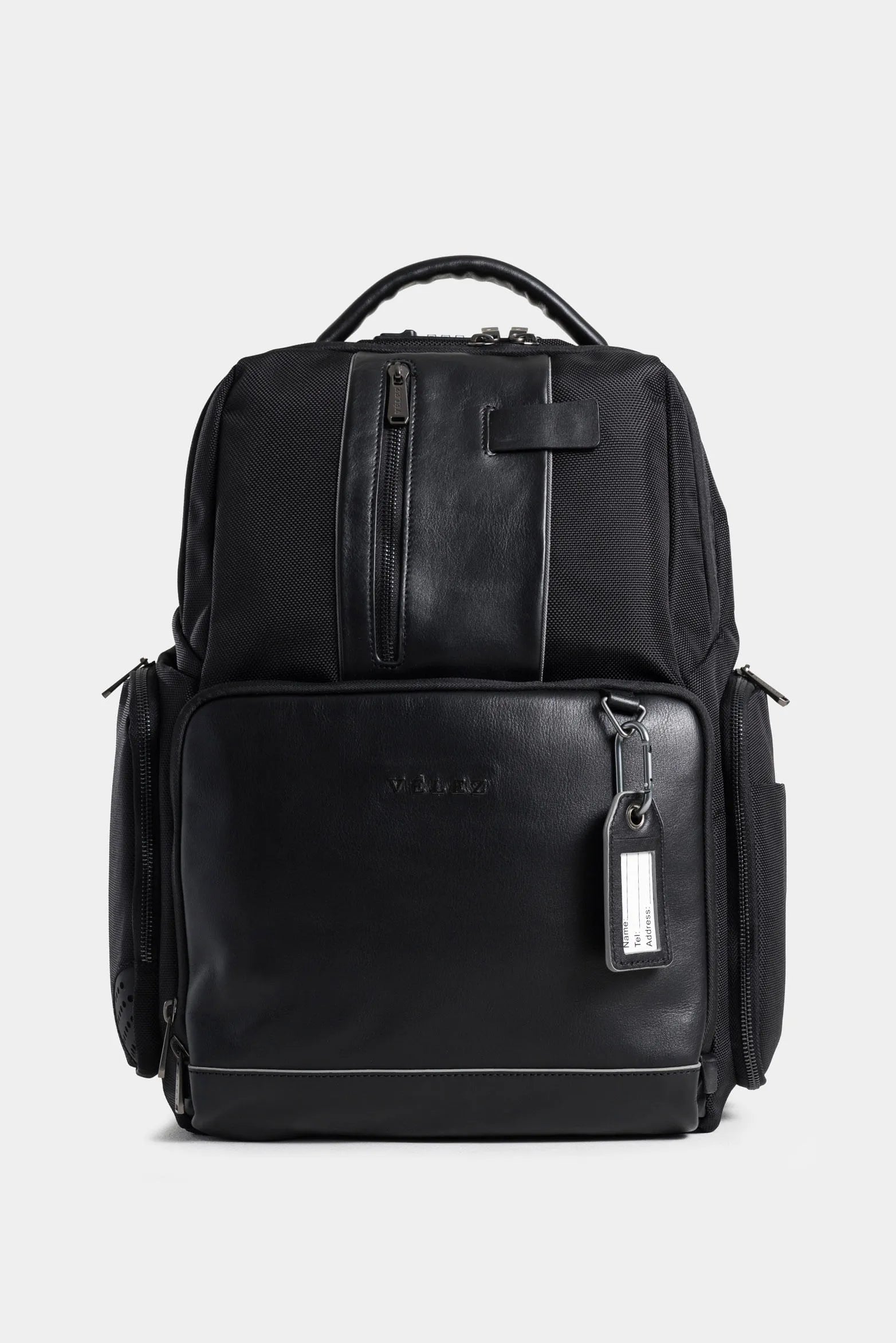 MOCHILA SECURITY DE LONA PARA HOMBRE DETALLES EN CUERO