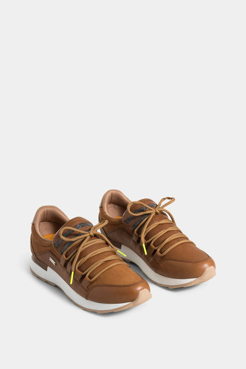 ZAPATOS CORDÓN NAPOLES 2.0 DE CUERO PARA MUJER PUNTERAS EN CONTRASTE