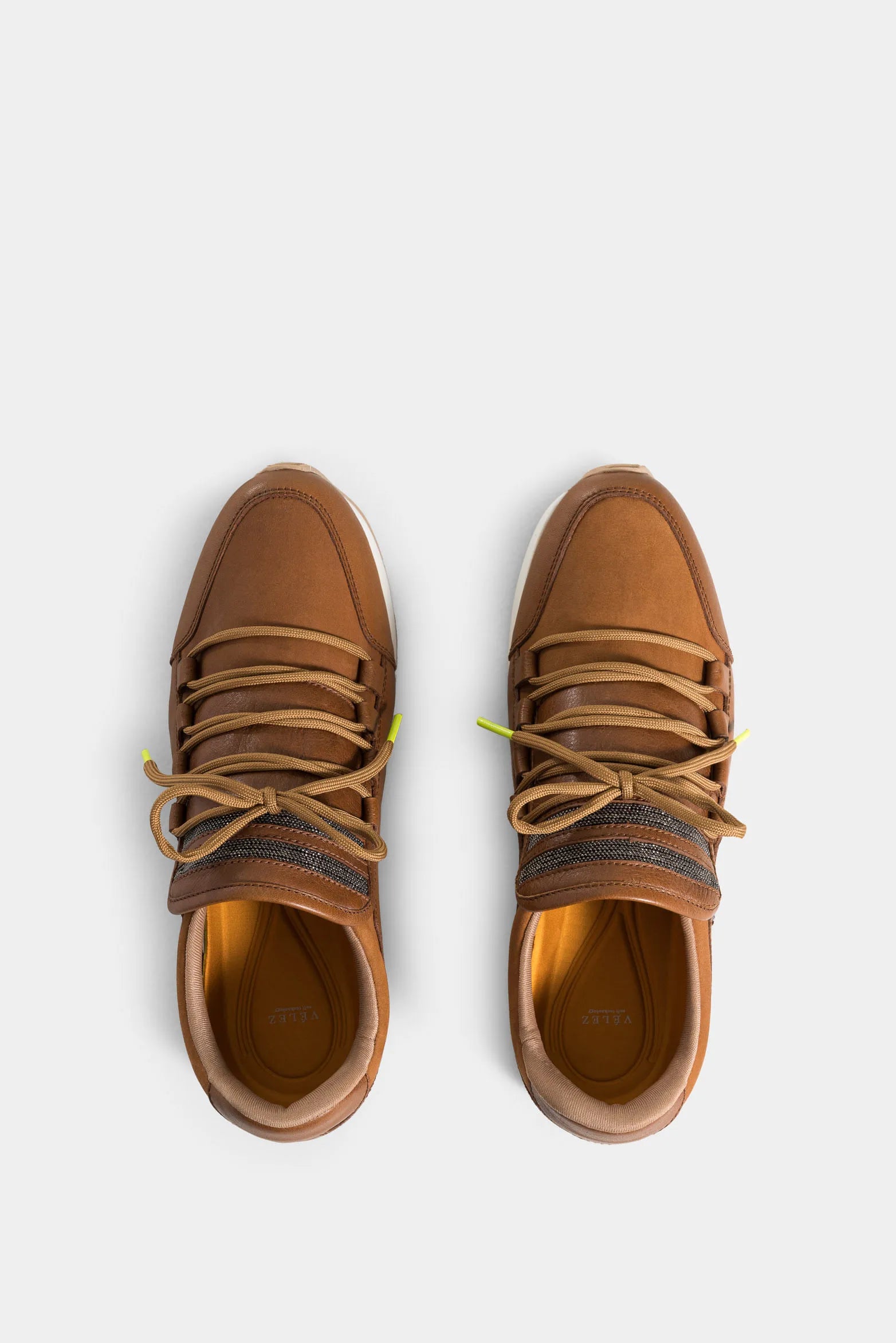 ZAPATOS CORDÓN NAPOLES 2.0 DE CUERO PARA MUJER PUNTERAS EN CONTRASTE