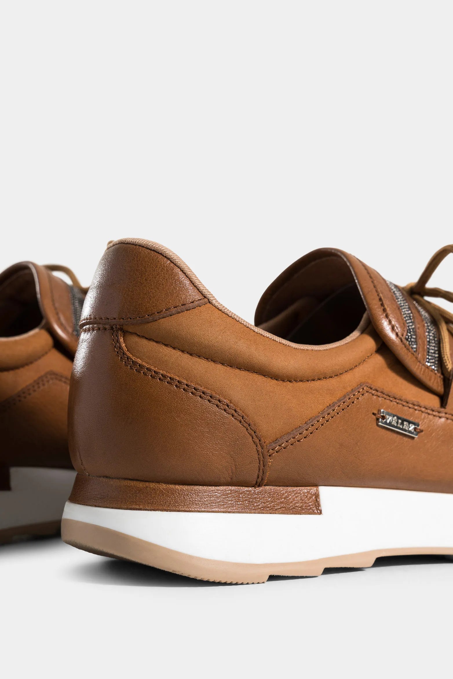 ZAPATOS CORDÓN NAPOLES 2.0 DE CUERO PARA MUJER PUNTERAS EN CONTRASTE