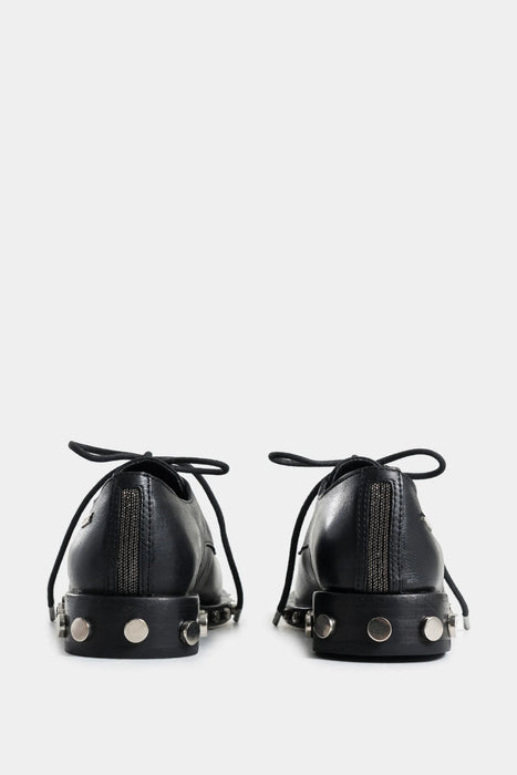 ZAPATO DE CORDÓN OXFORD DE CUERO FOLIA PARA MUJER SUELA TACHES