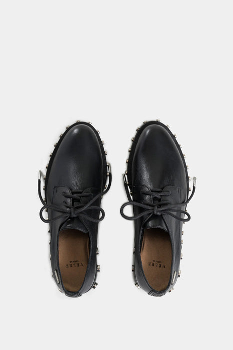 ZAPATO DE CORDÓN OXFORD DE CUERO FOLIA PARA MUJER SUELA TACHES