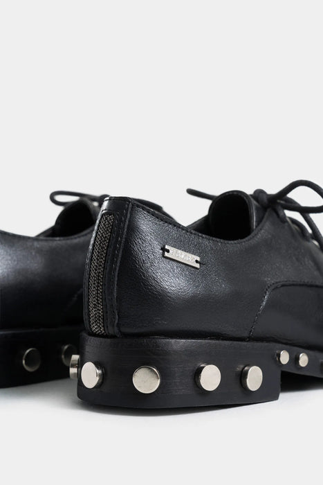 ZAPATO DE CORDÓN OXFORD DE CUERO FOLIA PARA MUJER SUELA TACHES