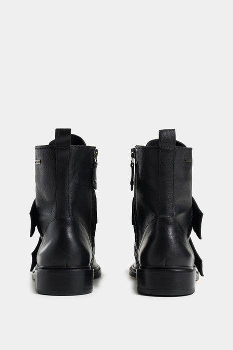 BOTINES MENTHA DE CUERO PARA MUJER SILUETA MILITAR