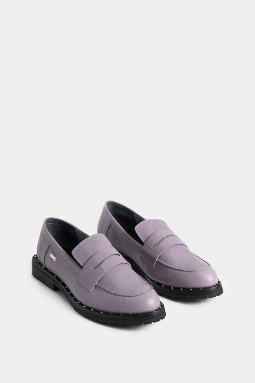 Mocasines Trendy de Cuero para Mujer detalle Millaré