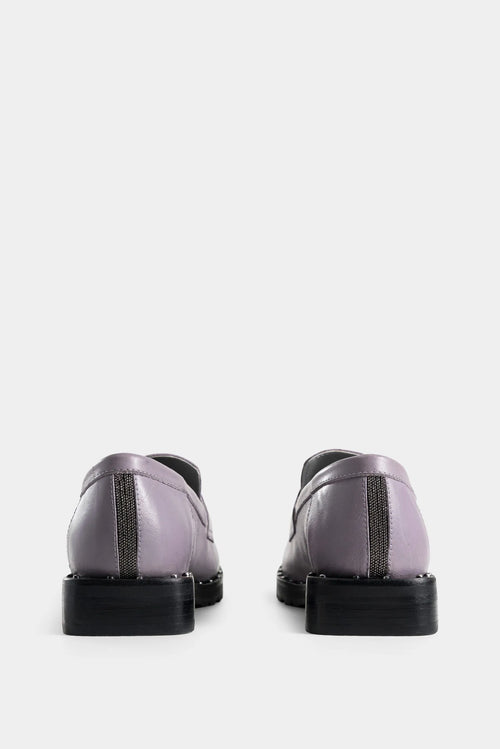 Mocasines Trendy de Cuero para Mujer detalle Millaré