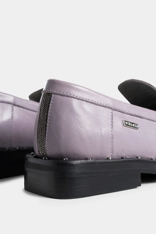 Mocasines Trendy de Cuero para Mujer detalle Millaré