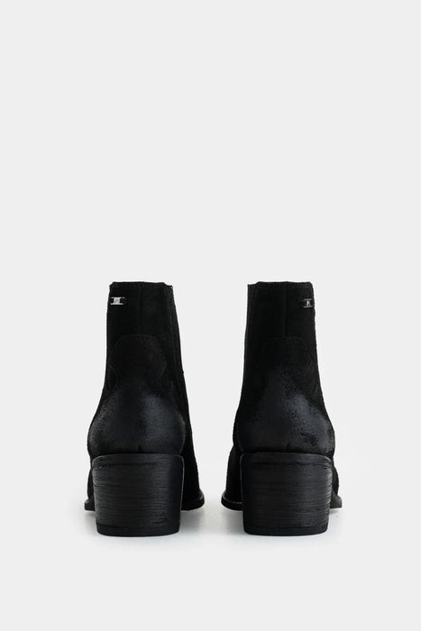 BOTINES PICCOLA EN CARNAZA PARA MUJER PUNTA ENCERADA