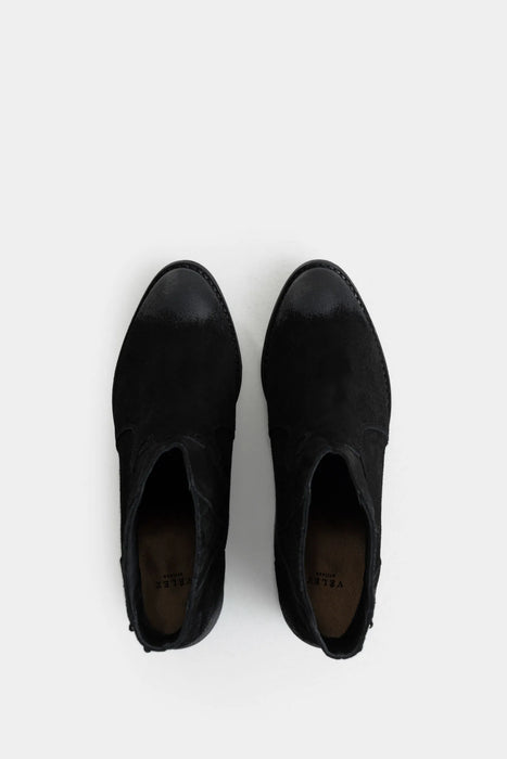 BOTINES PICCOLA EN CARNAZA PARA MUJER PUNTA ENCERADA