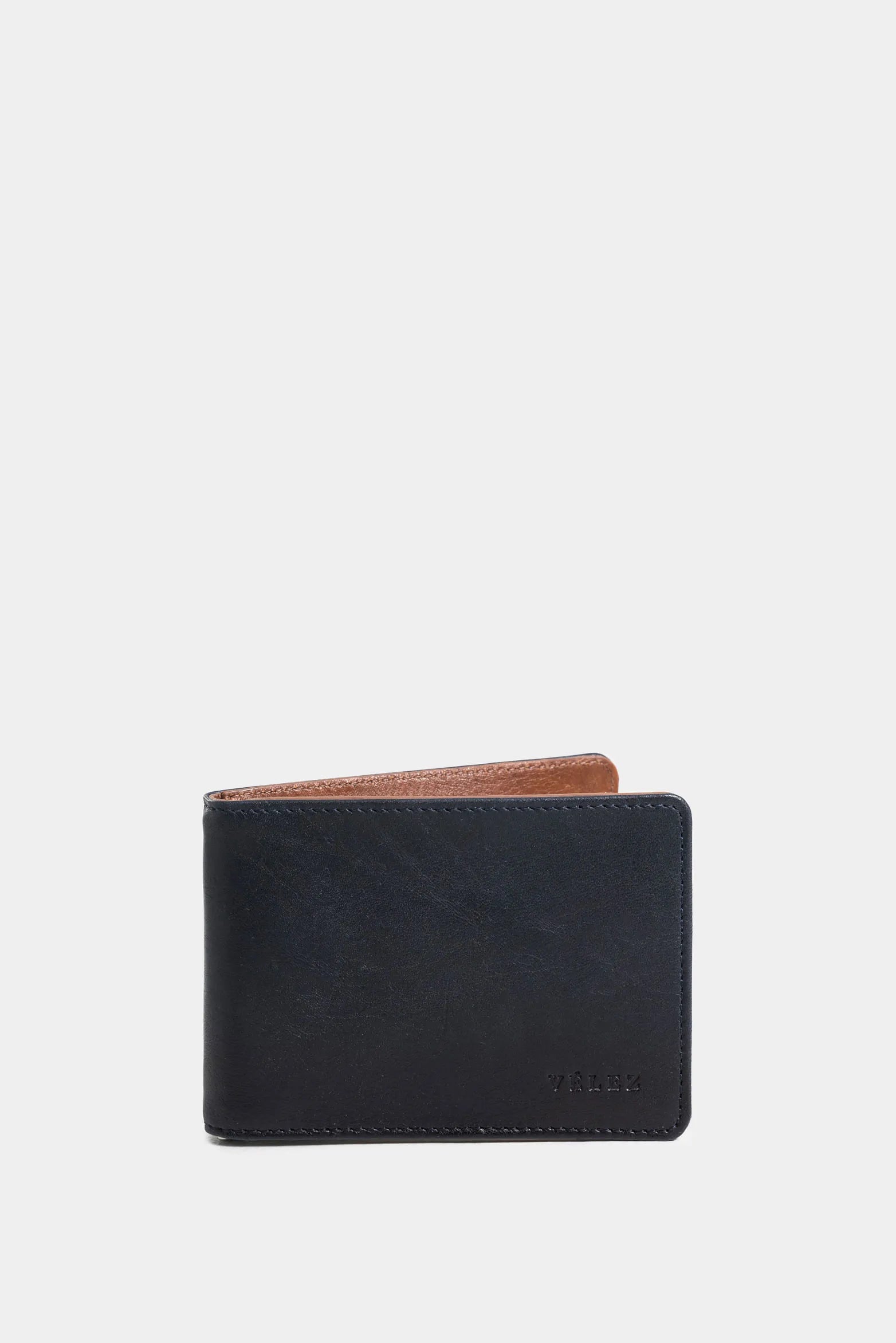 PORTA BILLETES HELIOS DE CUERO PARA HOMBRE SILUETA MINIMALISTA