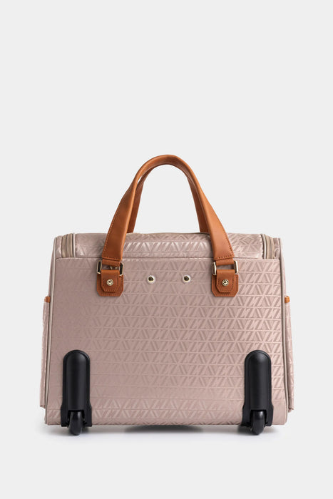 Maleta de viaje Bloom 2 en jacquard para mujer sistema trolley