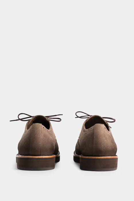 ZAPATOS DE CORDÓN ALESSIO DE CUERO GAMUZA PARA HOMBRE EFECTO ESCRIBIENTE