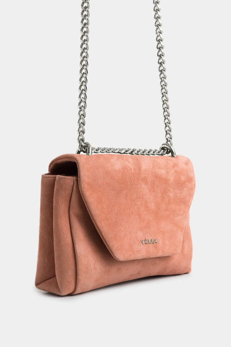 Bowling lili de cuero gamuza para mujer cadena