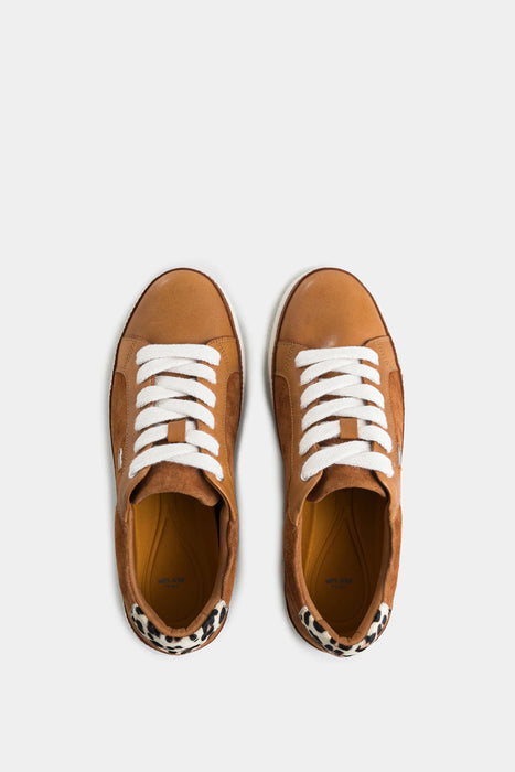 SNEAKERS DANNAN 3.0 DE GAMUZA Y CUERO PARA MUJER PRINT