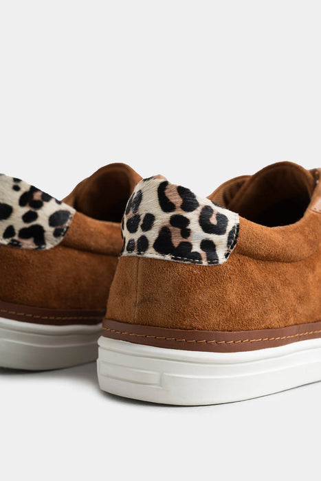 SNEAKERS DANNAN 3.0 DE GAMUZA Y CUERO PARA MUJER PRINT