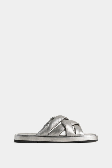 SANDALIA PLANA BACOPA DE CUERO PARA MUJER STRAPS ACOLCHADOS