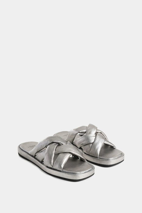 SANDALIA PLANA BACOPA DE CUERO PARA MUJER STRAPS ACOLCHADOS