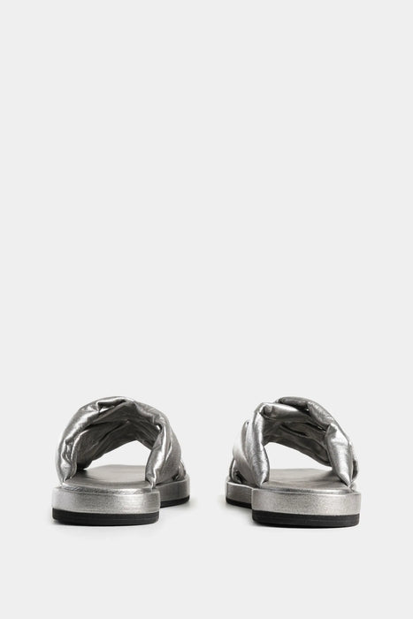 SANDALIA PLANA BACOPA DE CUERO PARA MUJER STRAPS ACOLCHADOS