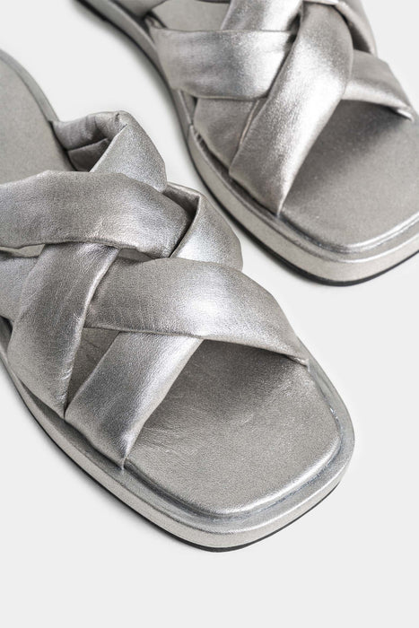 SANDALIA PLANA BACOPA DE CUERO PARA MUJER STRAPS ACOLCHADOS