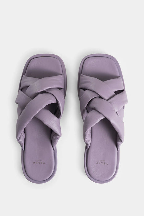 SANDALIA PLANA BACOPA DE CUERO PARA MUJER STRAPS ACOLCHADOS