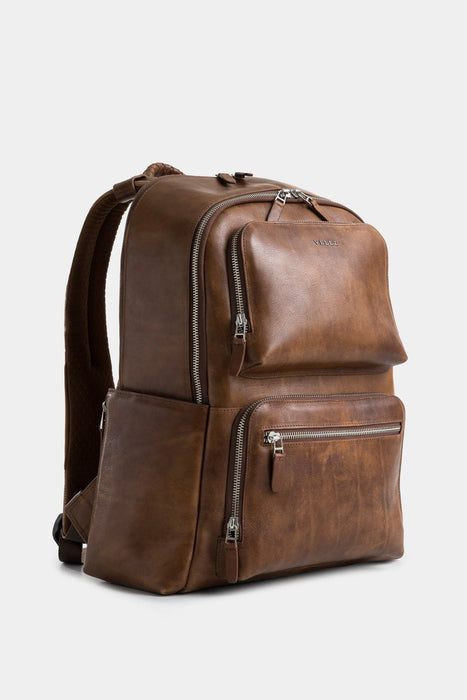 MOCHILA DE CUERO MONET PARA HOMBRE EFECTO VINTAGE