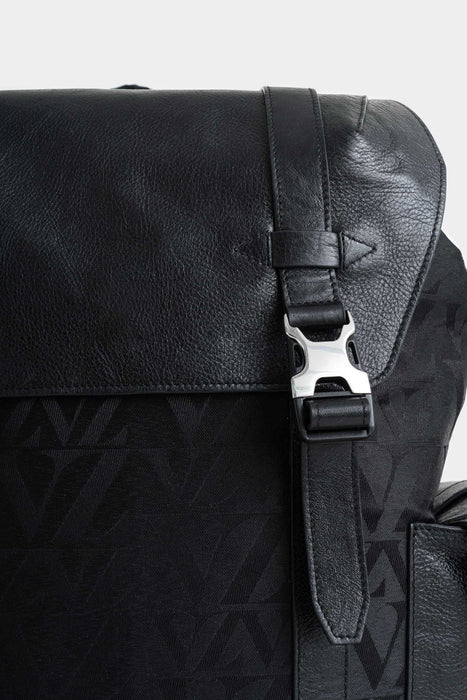 MOCHILA GARDA DE CUERO PARA HOMBRE JACQUARD MONOGRAMA