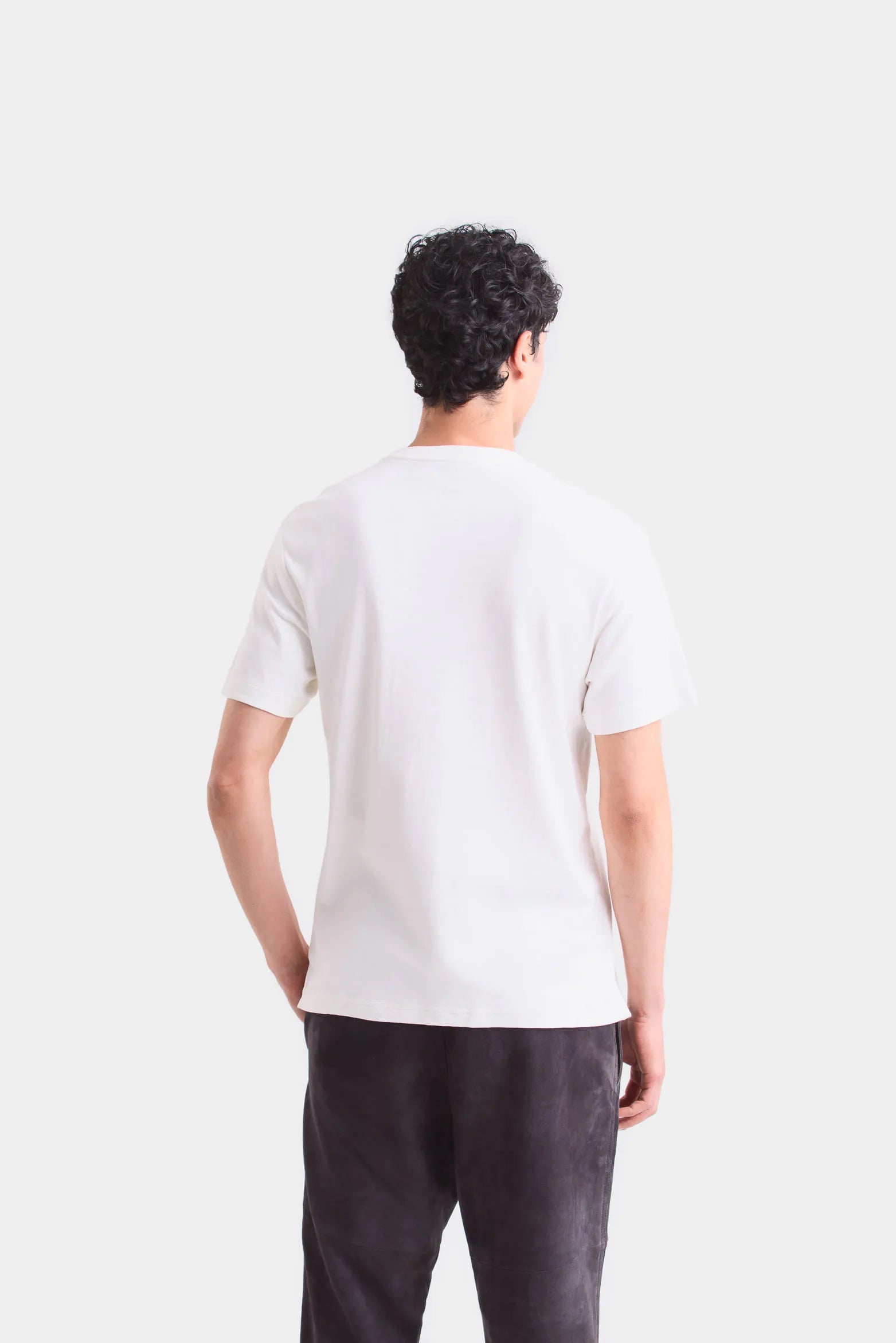 CAMISETA EN ALGODÓN PARA HOMBRE BOLSILLO CUERO