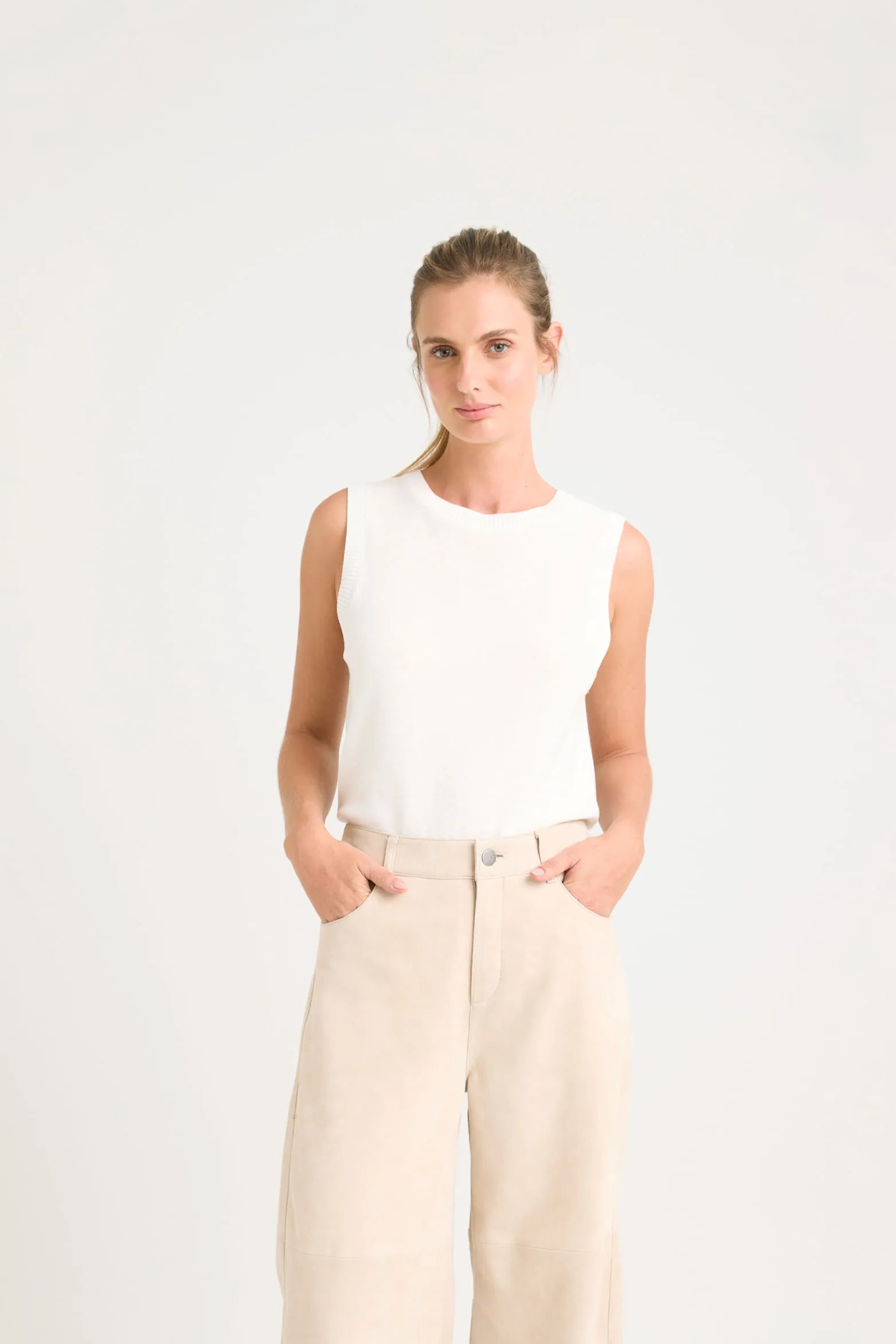 TOP TEJIDO ASTROMELIA PARA MUJER LIVIANO