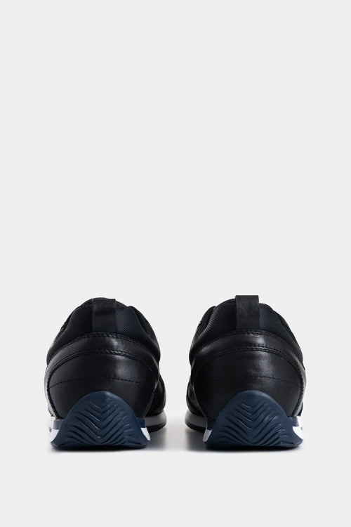 SNEAKERS ENGEIL 3 DE CUERO PARA HOMBRE DETALLE TEXTIL