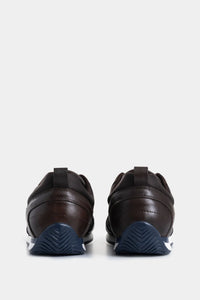 SNEAKERS ENGEIL 3 DE CUERO PARA HOMBRE DETALLE TEXTIL