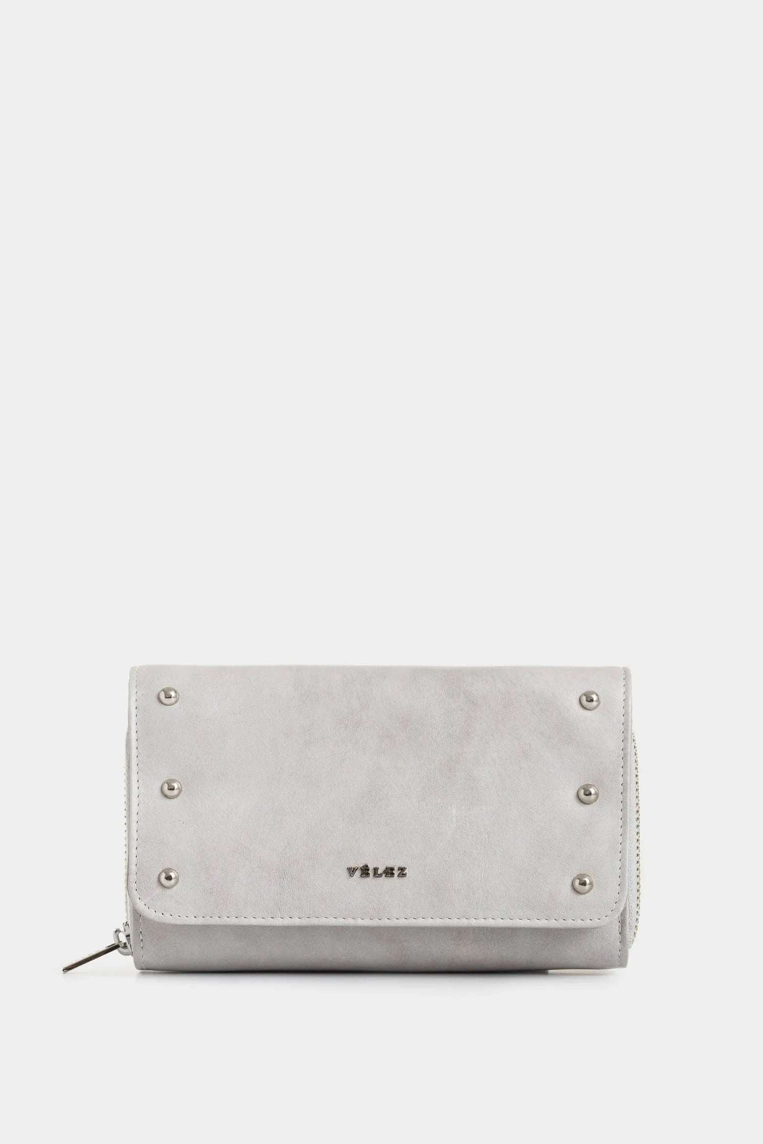 Billetera Palma de cuero folia para mujer efecto croco
