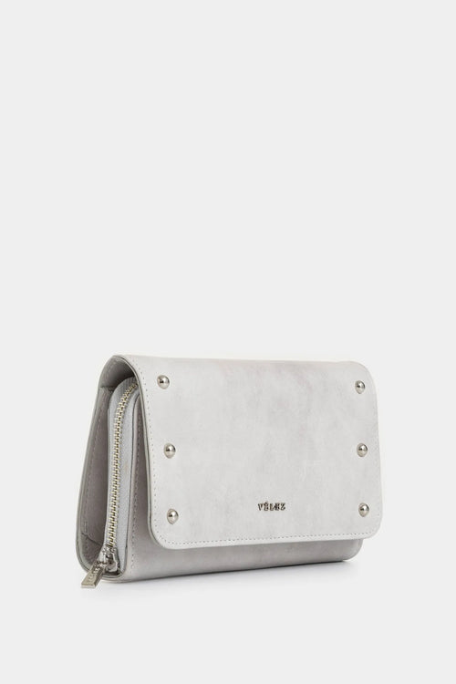 Billetera Palma de cuero folia para mujer efecto croco
