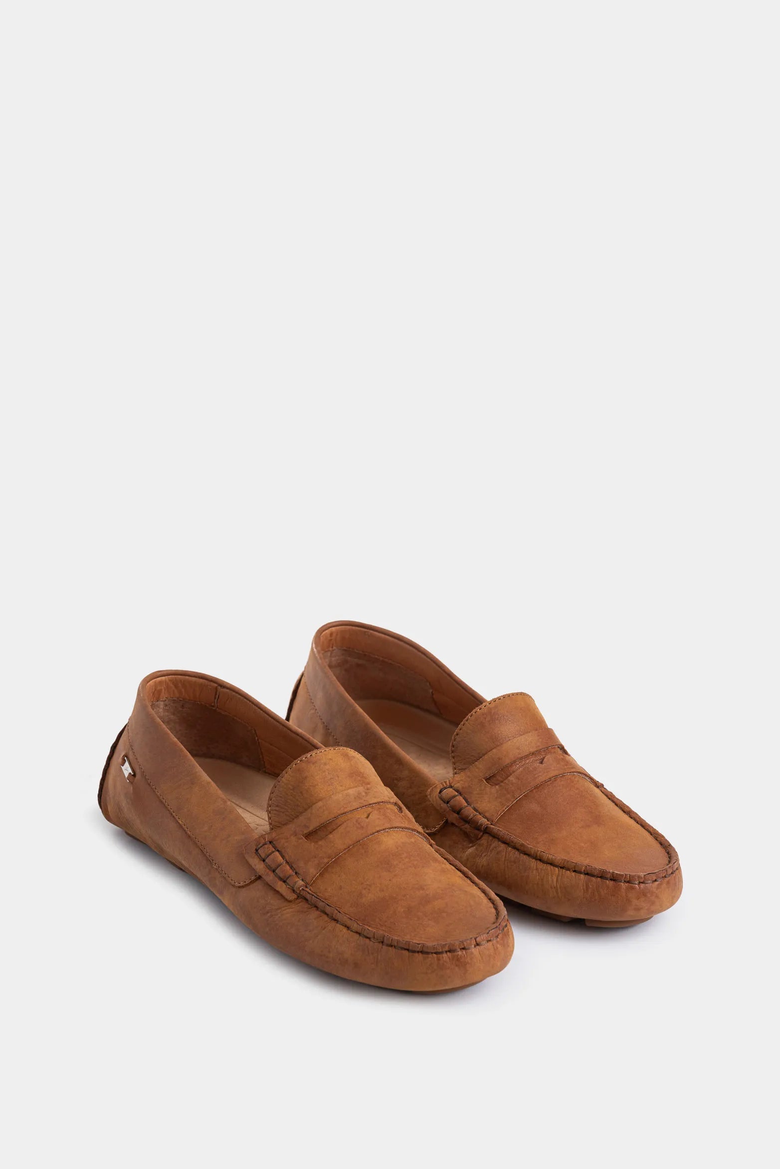 Mocasines Manchester de Cuero para Mujer Detalle Folia