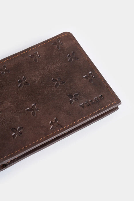 BILLETERA HIBISCUS 2.0 DE CUERO PARA HOMBRE DISEÑO ABEJAS