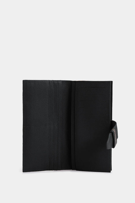 PORTA CHQUERA NUDO DE CUERO PARA MUJER DETALLE MILLARE