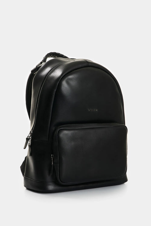 MOCHILA BOLET DE CUERO LISO PARA HOMBRE EFECTO VINTAGE