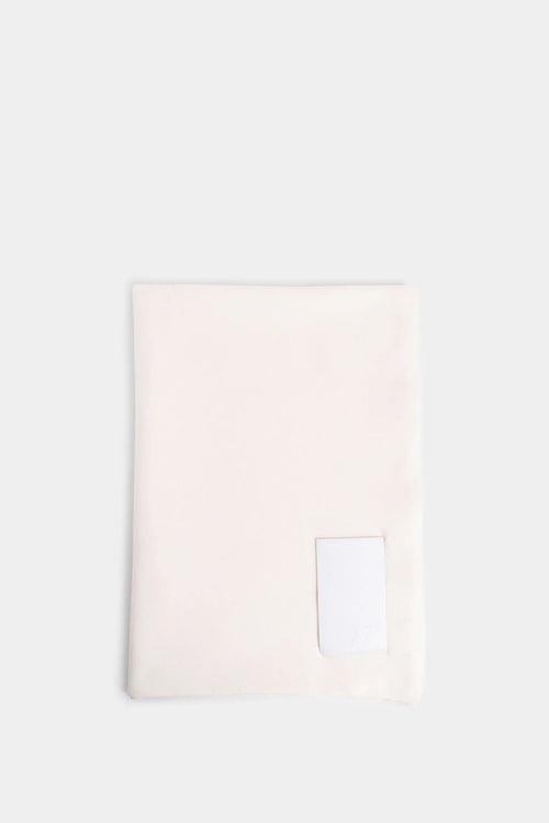 BUFANDA LUCCA MONOCOLOR PARA HOMBRE DETALLE CUERO