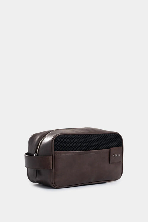 ORGANIZADOR DE VIAJE LAKOST 2 DE CUERO PARA HOMBRE EFECTO ENVEJECIDO