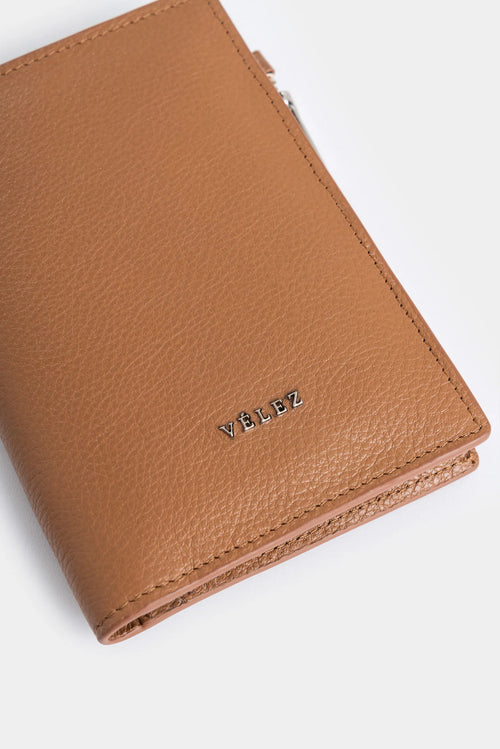 Billetera Olivia de cuero para mujer con monedero