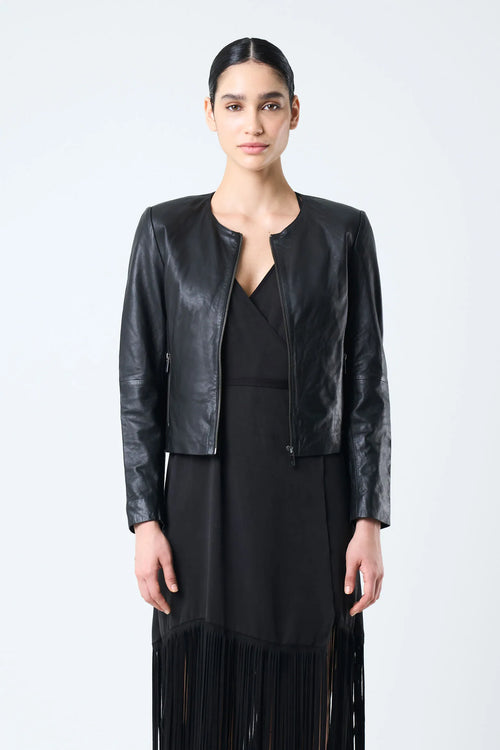 CHAQUETA DE CUERO PARA MUJER DENVER