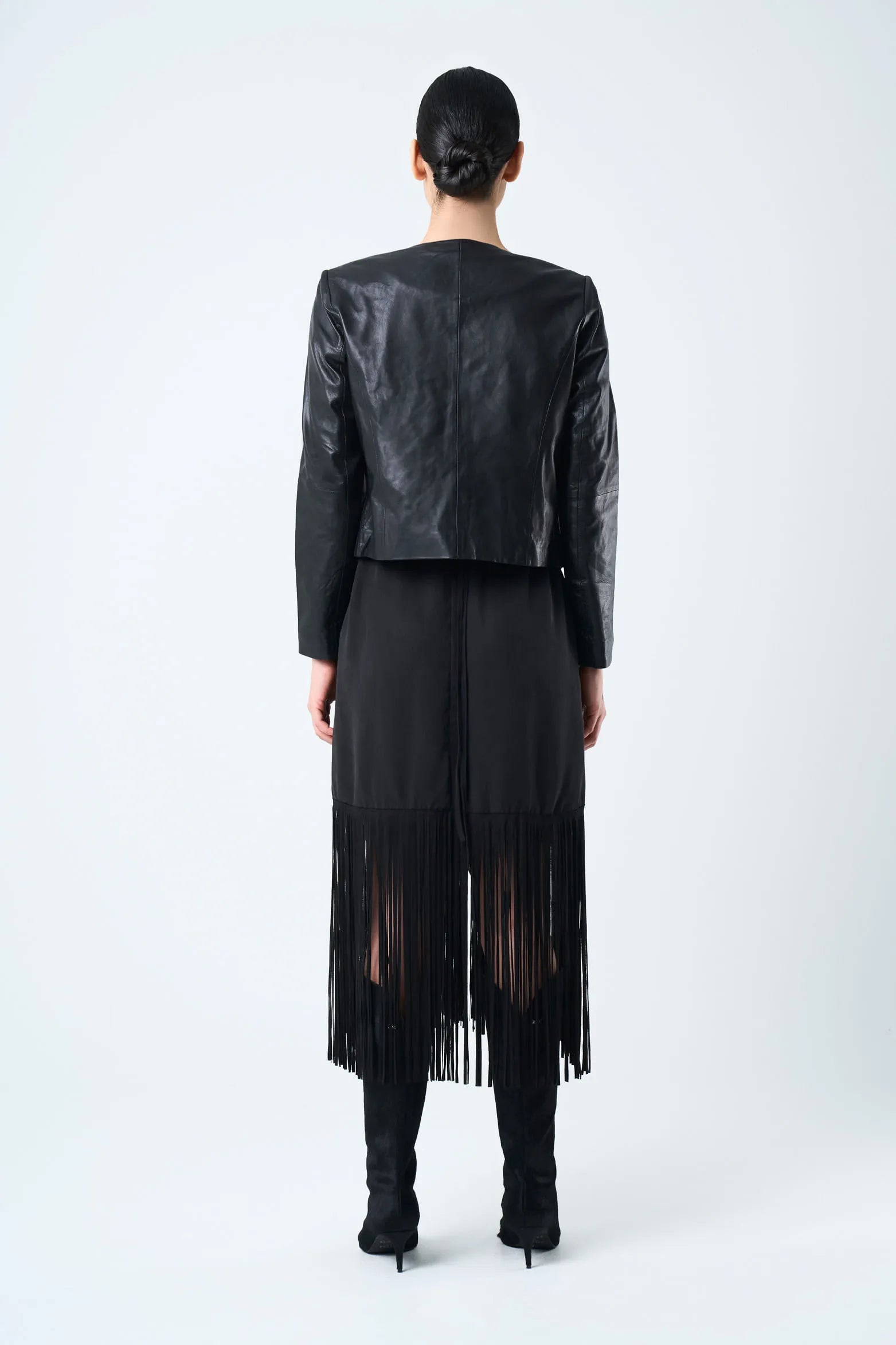 CHAQUETA DE CUERO PARA MUJER DENVER